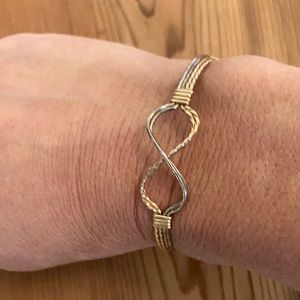 Infinity clasp bracelet